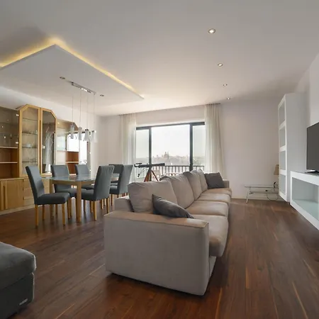 דירה Luxury Seafront 3br With Valletta Views Gzira